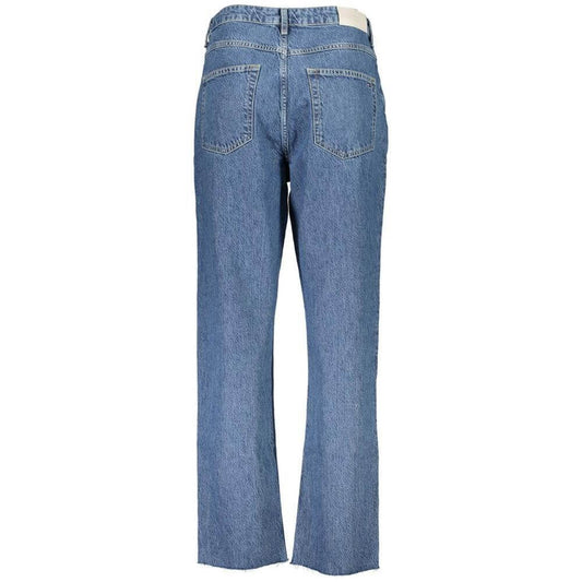 Tommy Hilfiger Blue Cotton Women Jeans TO-18617-W32 | L30