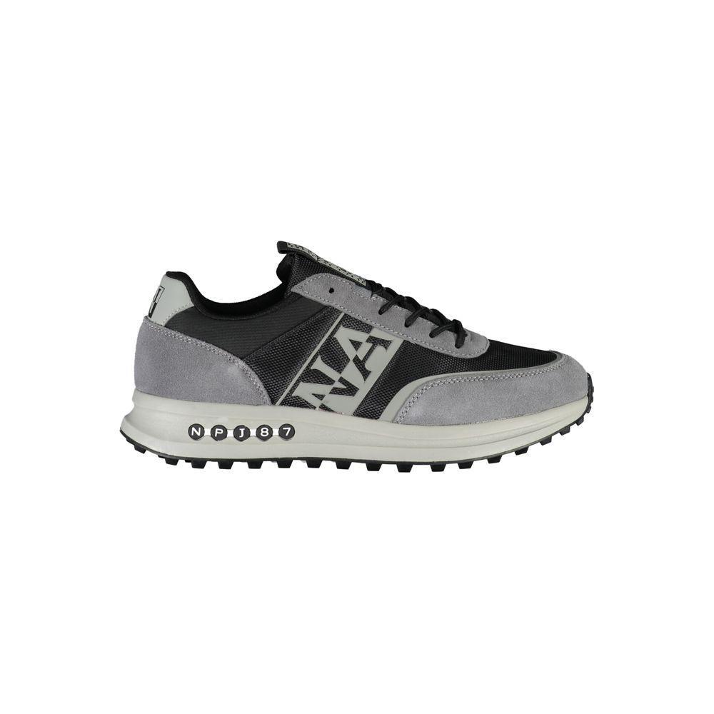 Napapijri Brown Leather Men Sneaker NA-23110-EU40/US7