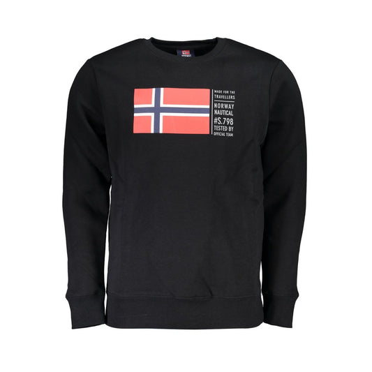 Norway 1963 Black Cotton Sweater NO-23235-XL