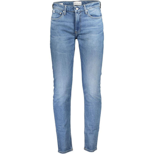 Calvin Klein Light Blue Cotton Men Jeans CA-24852-W30 | L32