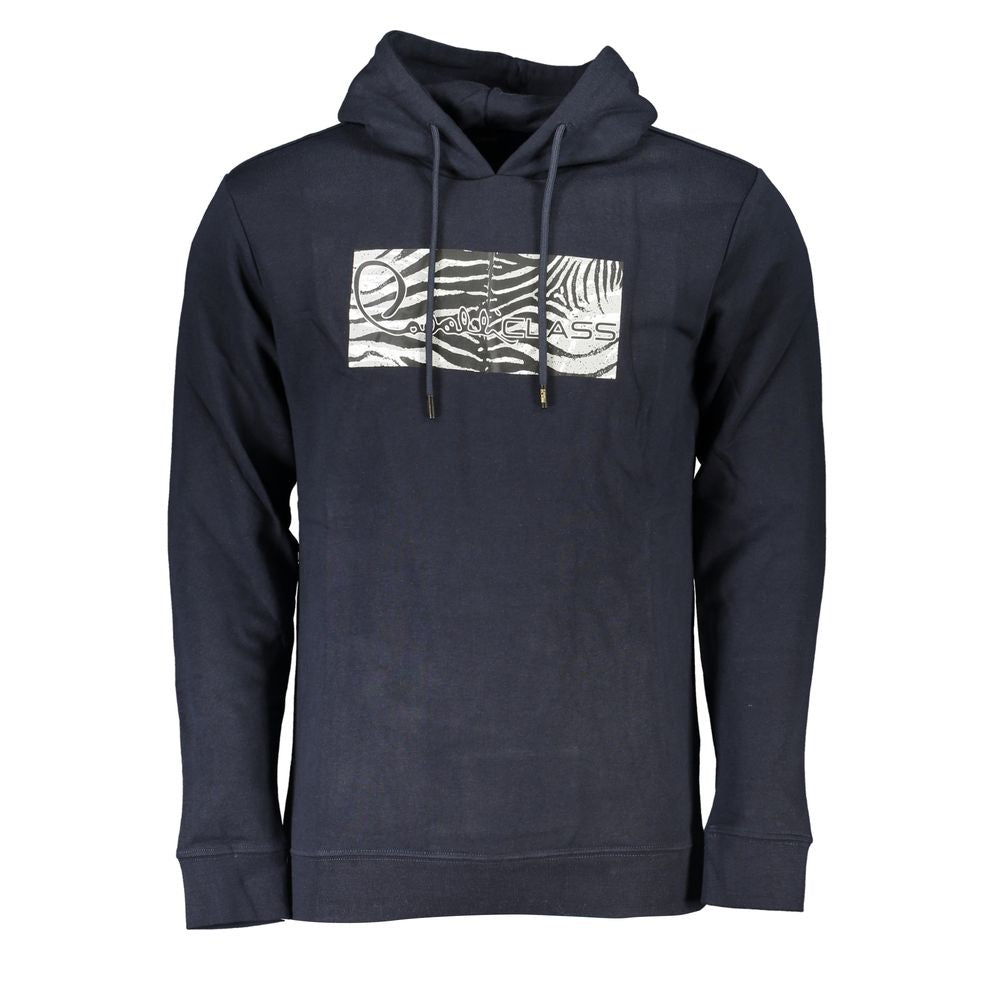 Cavalli Class Blue Cotton Men Sweater CA-26731-S