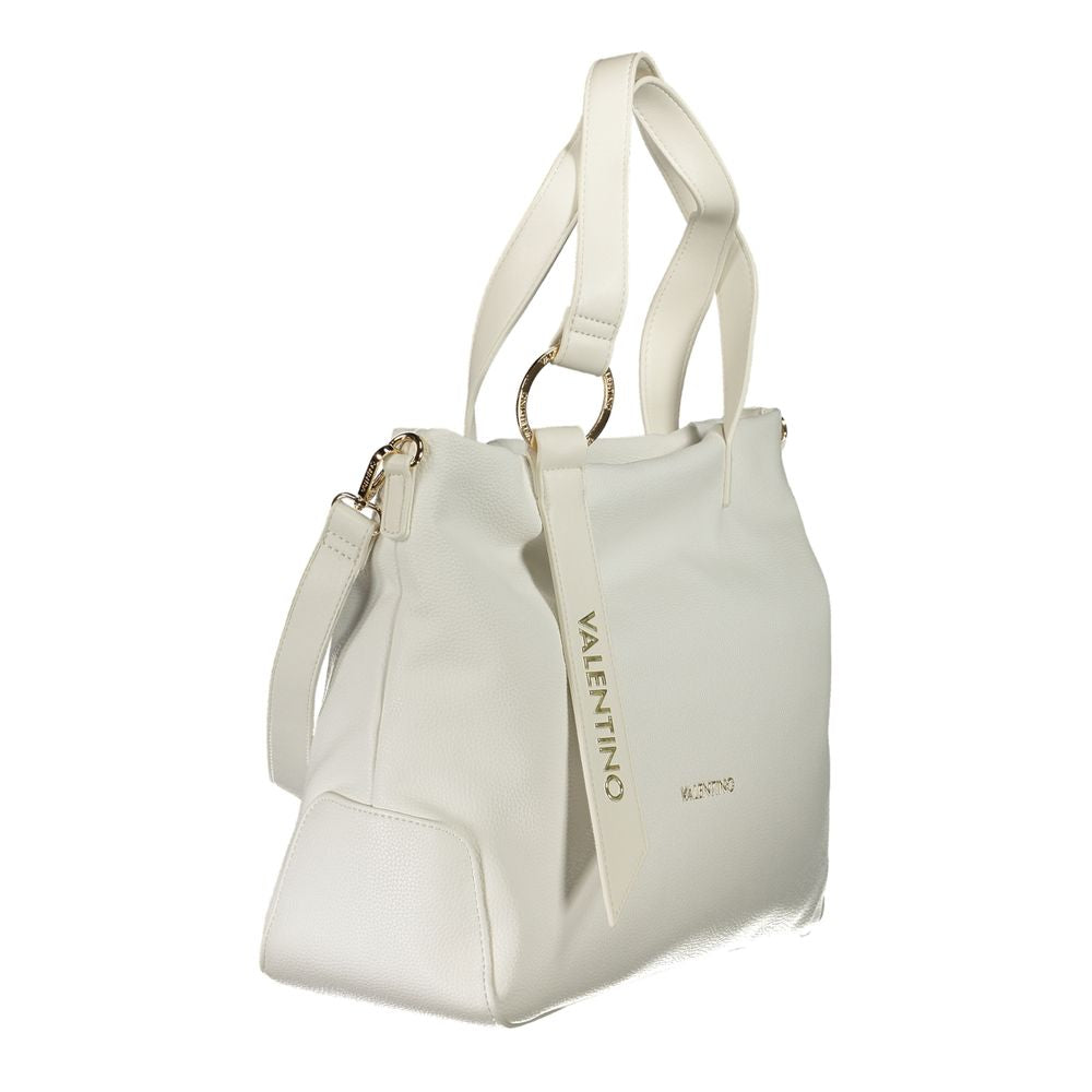 Mario Valentino White Polyethylene Handbag VA-36116