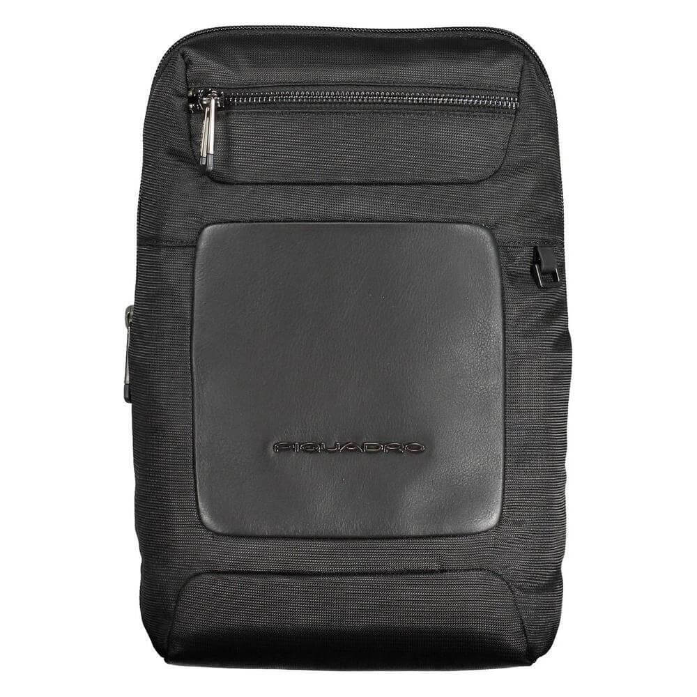 Front view with bag zipped and handles upright.