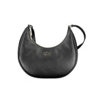Calvin Klein Black Recycled Polyester Women Handbag CA-38145