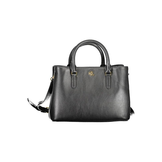 Ralph Lauren Black Leather Handbag RA-13186