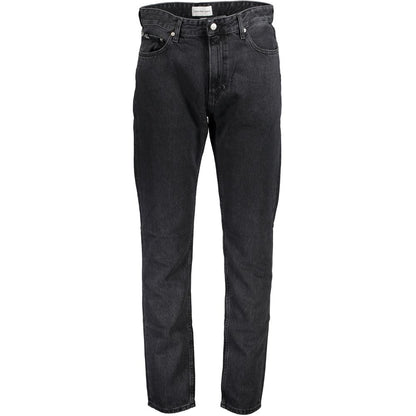 Calvin Klein Black Cotton Men Jeans