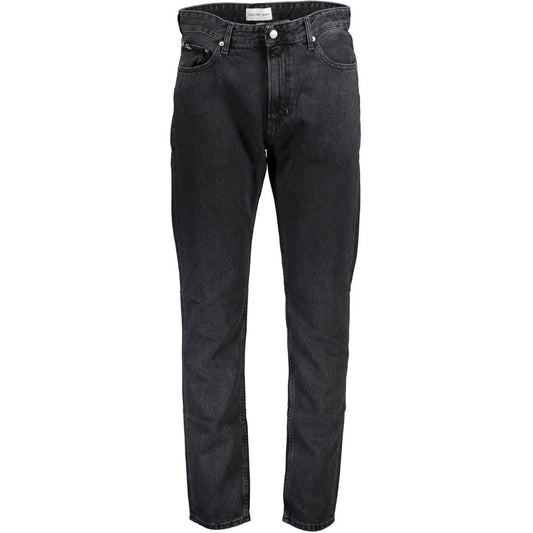 Calvin Klein Black Cotton Men Jeans