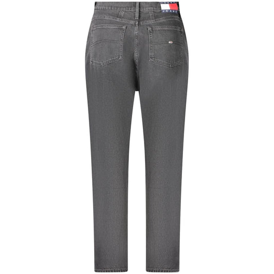 Tommy Hilfiger Black Cotton Women Jeans TO-36255-W25 | L32