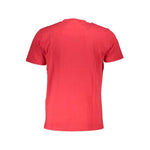 Cavalli Class Red Cotton Men T-Shirt CA-36978-XL