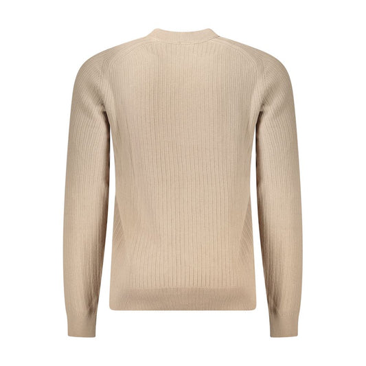 Hugo Boss Beige Cotton Men Sweater BO-34584-S