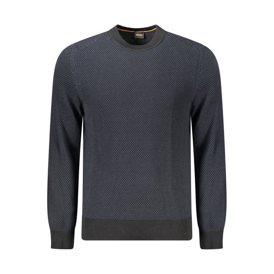 Hugo Boss Black Cotton Men Sweater BO-34555-S