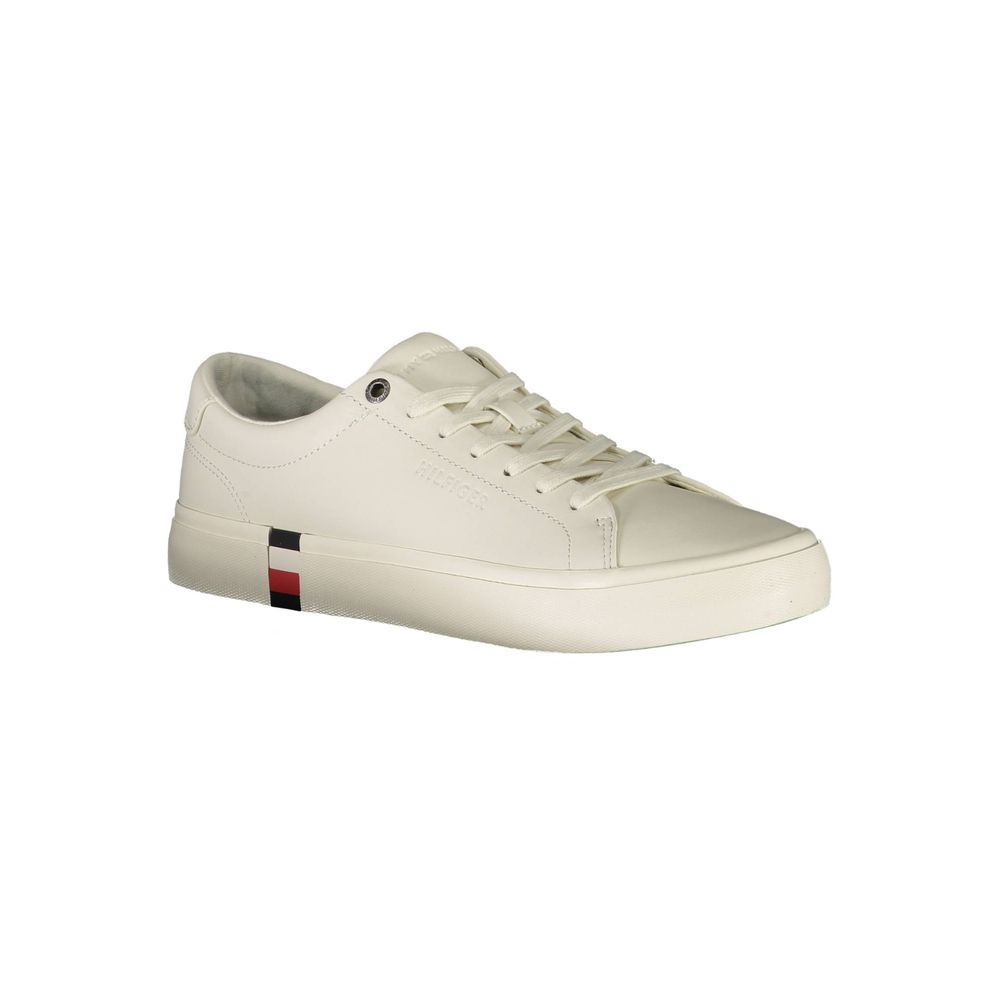 Tommy Hilfiger White Polyester Sneaker