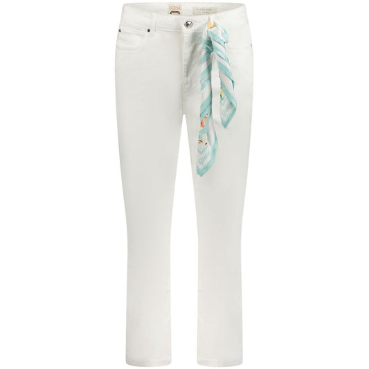 Guess Jeans White Cotton Jeans Denim