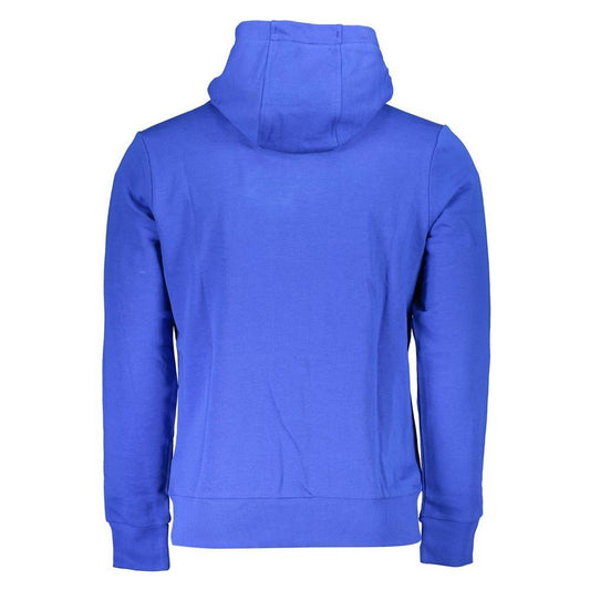 La Martina Blue Cotton Men Sweater LA-36950-S