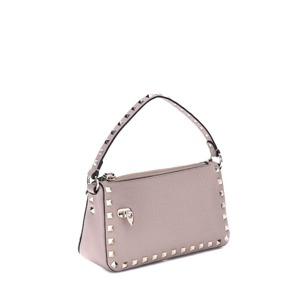 Front view with bag zipped and handles upright.