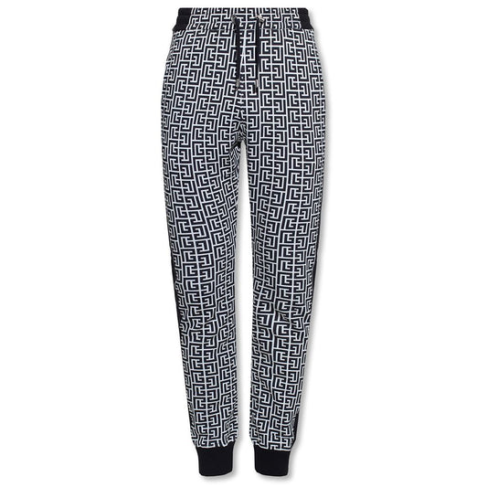 Balmain Black Cotton Jeans & Pant BA-15483-S