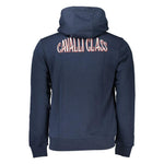 Cavalli Class Blue Cotton Men Sweater CA-21269-L