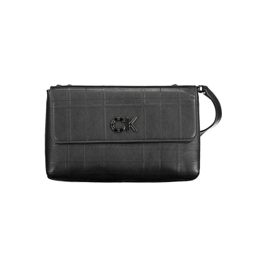 Calvin Klein Black Polyester Women Handbag CA-13692