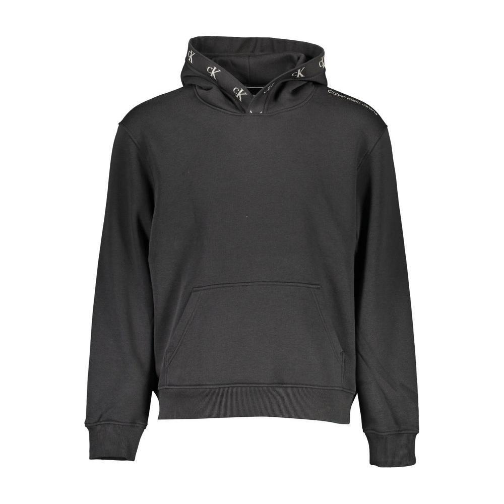 Calvin Klein Black Cotton Men Sweater CA-37177-S