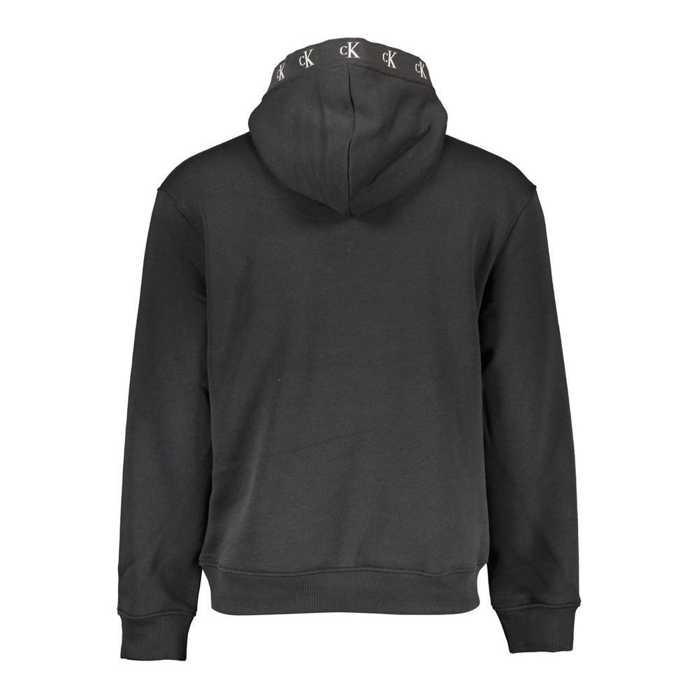 Calvin Klein Black Cotton Men Sweater CA-37177-S