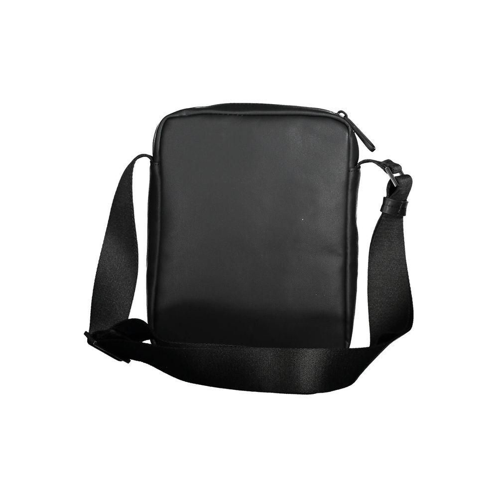 Calvin Klein Black Polyester Men Shoulder Bag with adjustable strap and eco-conscious design