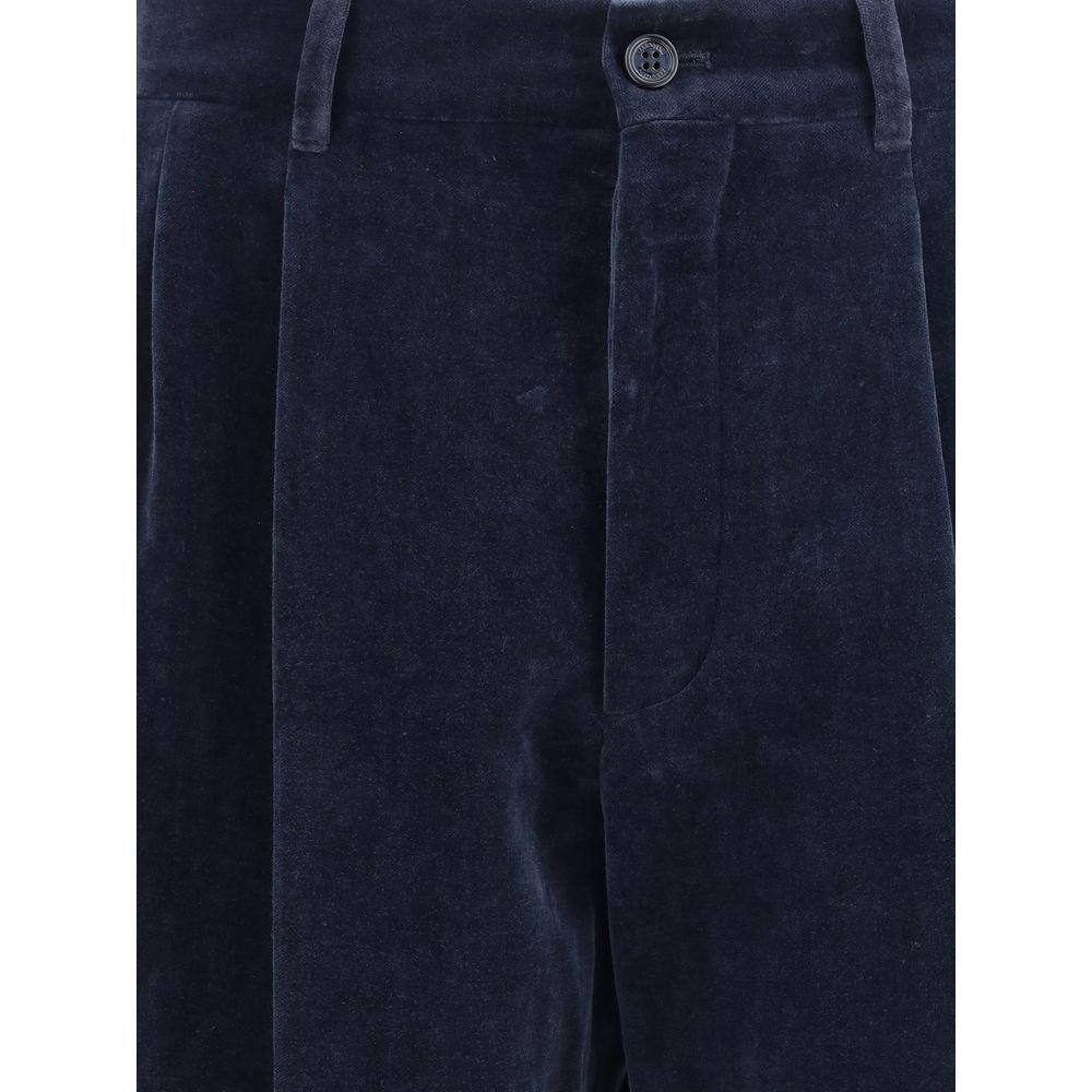 Valentino Velvet Pants VA-7V3RBN15AM2FA8-IT46 | S