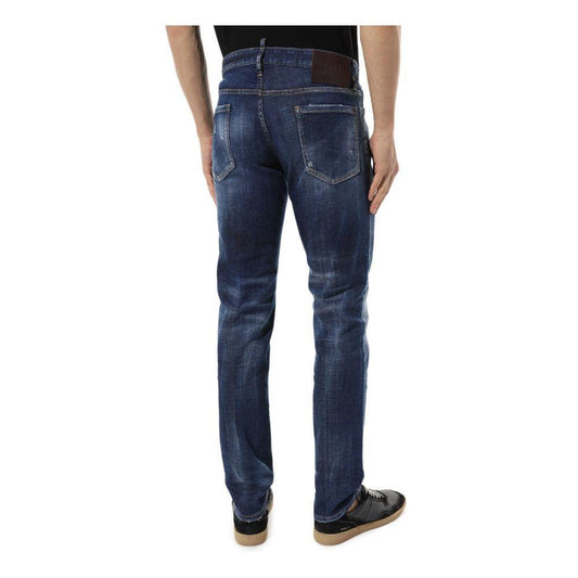 Dsquared² Blue Cotton Jeans & Pant DS-15496-IT44 | XS