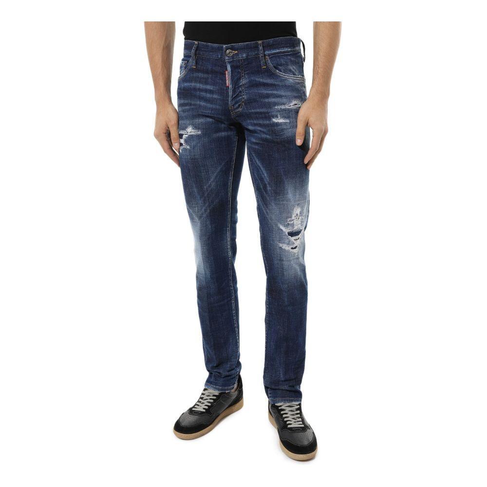 Dsquared² Blue Cotton Jeans & Pant DS-15496-IT44 | XS
