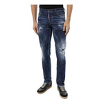 Dsquared² Blue Cotton Jeans & Pant DS-15496-IT44 | XS