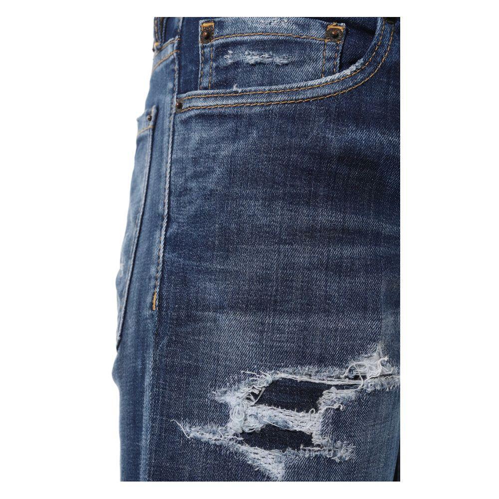 Dsquared² Blue Cotton Jeans & Pant DS-15496-IT44 | XS