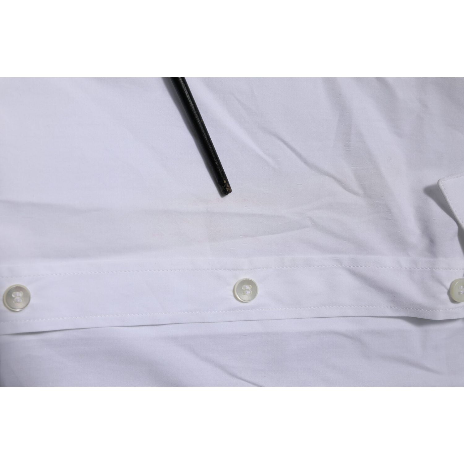 Dolce & Gabbana White Cotton GOLD Long Sleeves Formal Shirt