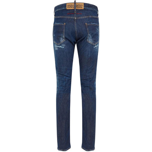 Dsquared² Blue Cotton Jeans & Pant DS-15497-IT44 | XS