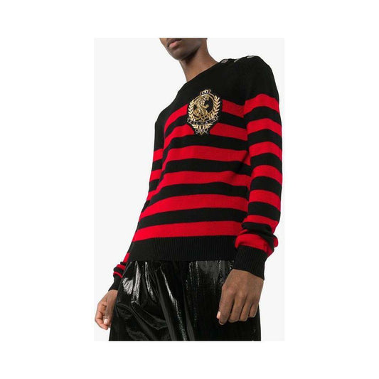 Balmain Black Wool Sweater BA-15503-S
