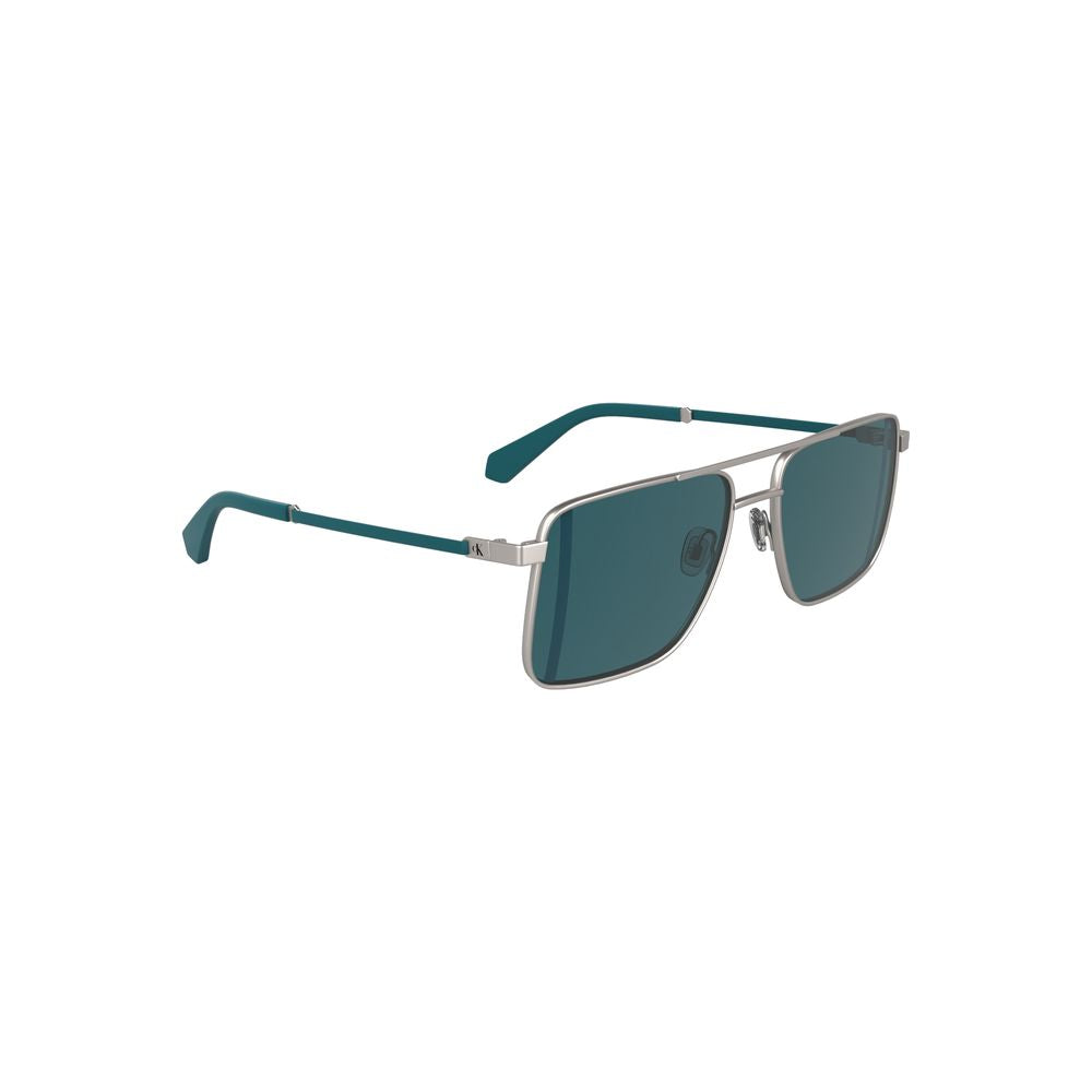 Calvin Klein Gray Metal Men Sunglass CA-38319