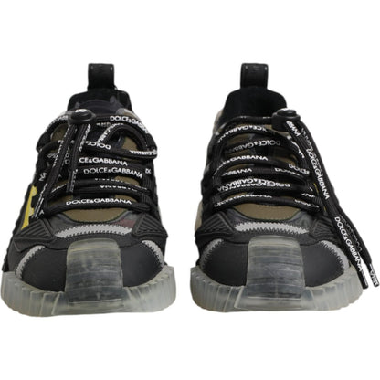 Dolce & Gabbana Multicolor Lace Up Low Top NS1 Sneakers Shoes