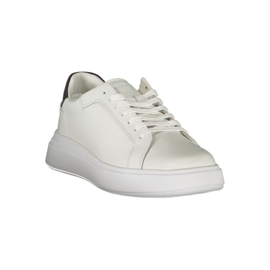 Calvin Klein Sleek White Contrast Lace-Up Sneakers CA-26830-EU45/US12
