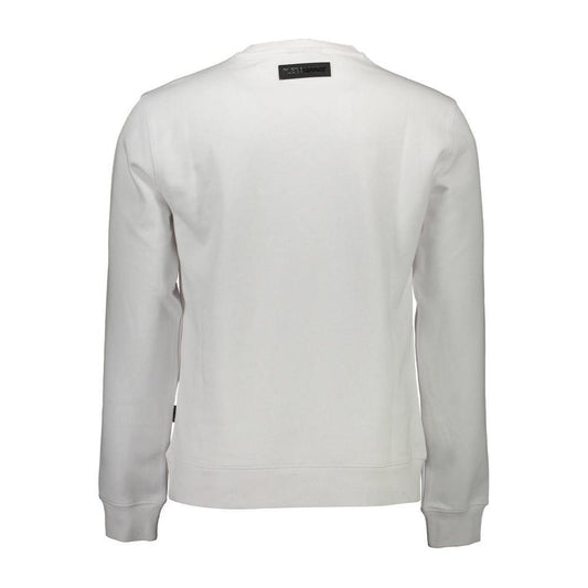 Plein Sport White Cotton Men Sweater PL-37026-S