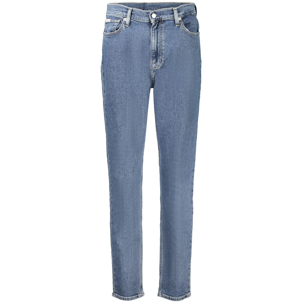 Calvin Klein Blue Cotton Women Jeans CA-32589-W25 | L30