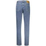 Calvin Klein Blue Cotton Women Jeans CA-32589-W25 | L30
