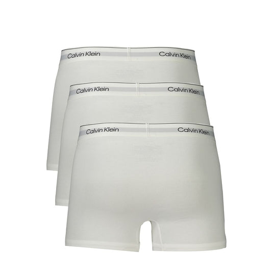Calvin Klein White Cotton Men Boxer CA-33614-XXL