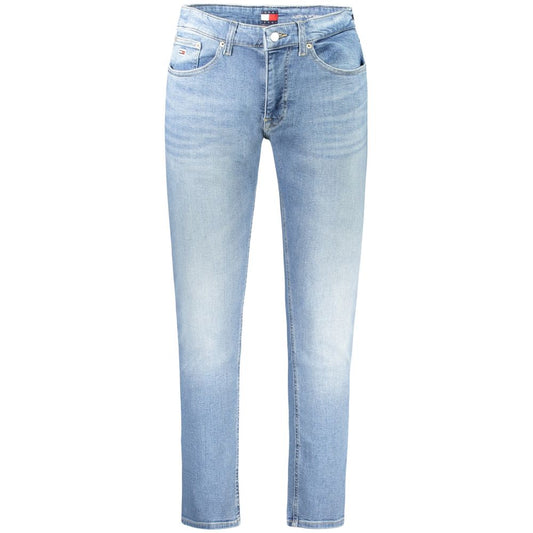 Tommy Hilfiger Light Blue Cotton Men Jeans TO-35365-W31 | L32