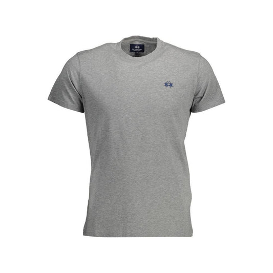 La Martina Brown Cotton Men T-Shirt LA-37034-M