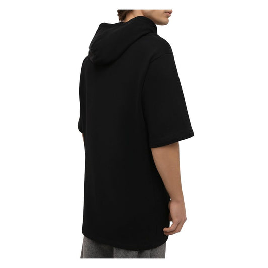 Balmain Black Cotton Sweater BA-15531-3XL
