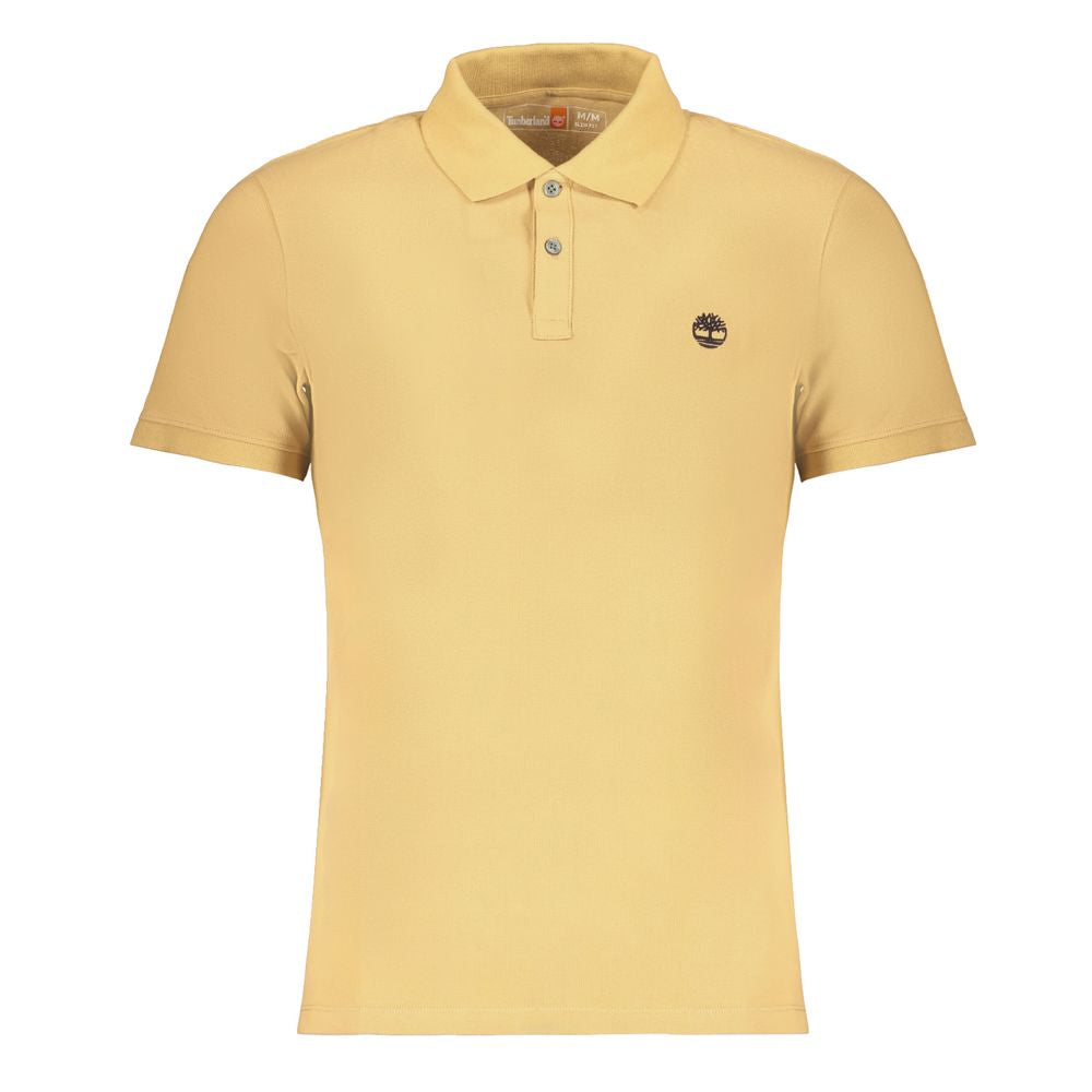 Timberland Beige Cotton Polo Shirt TI-29116-L-FBB-406