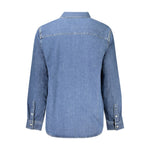 Calvin Klein Blue Cotton Men Shirt CA-32915-M