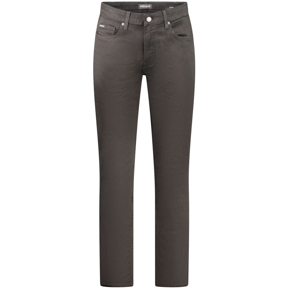 Guess Jeans Black Cotton Men Slim Jean GU-35255-W28 | L32