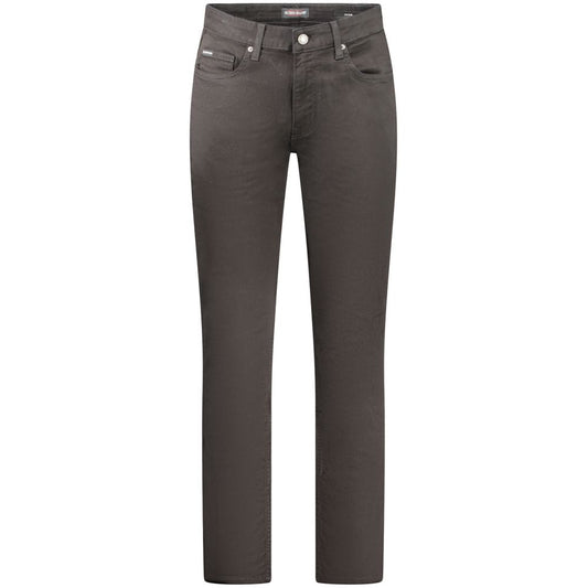 Guess Jeans Black Cotton Men Slim Jean GU-35255-W28 | L32