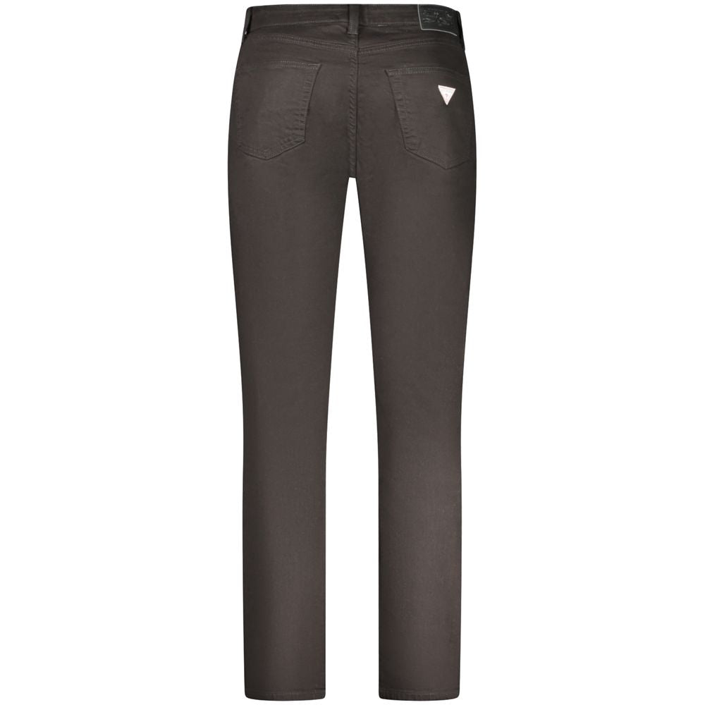 Guess Jeans Black Cotton Men Slim Jean GU-35255-W28 | L32