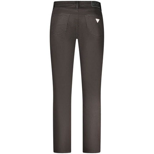Guess Jeans Black Cotton Men Slim Jean GU-35255-W28 | L32