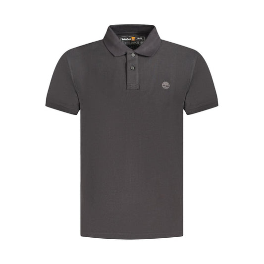 Timberland Black Cotton Men Polo Shirt TI-35446-S